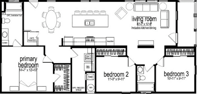 Community fremont 6231 floor plan home features