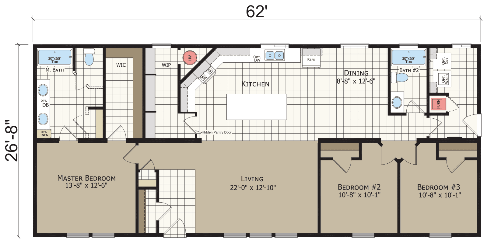 Hidden valley hv4623m floor plan home features