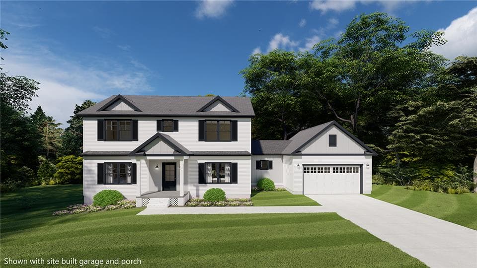 Jupiter bay two-story hero, elevation, and exterior home features