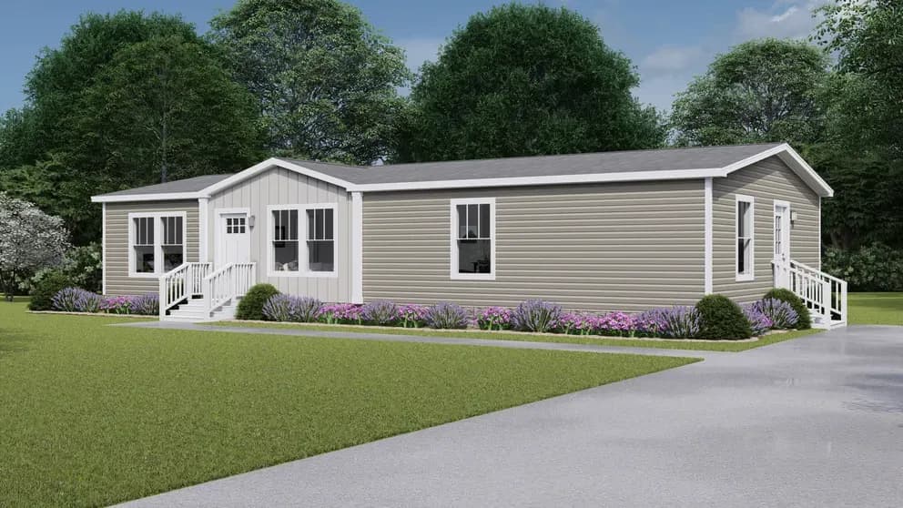 Shout elevation and exterior home features