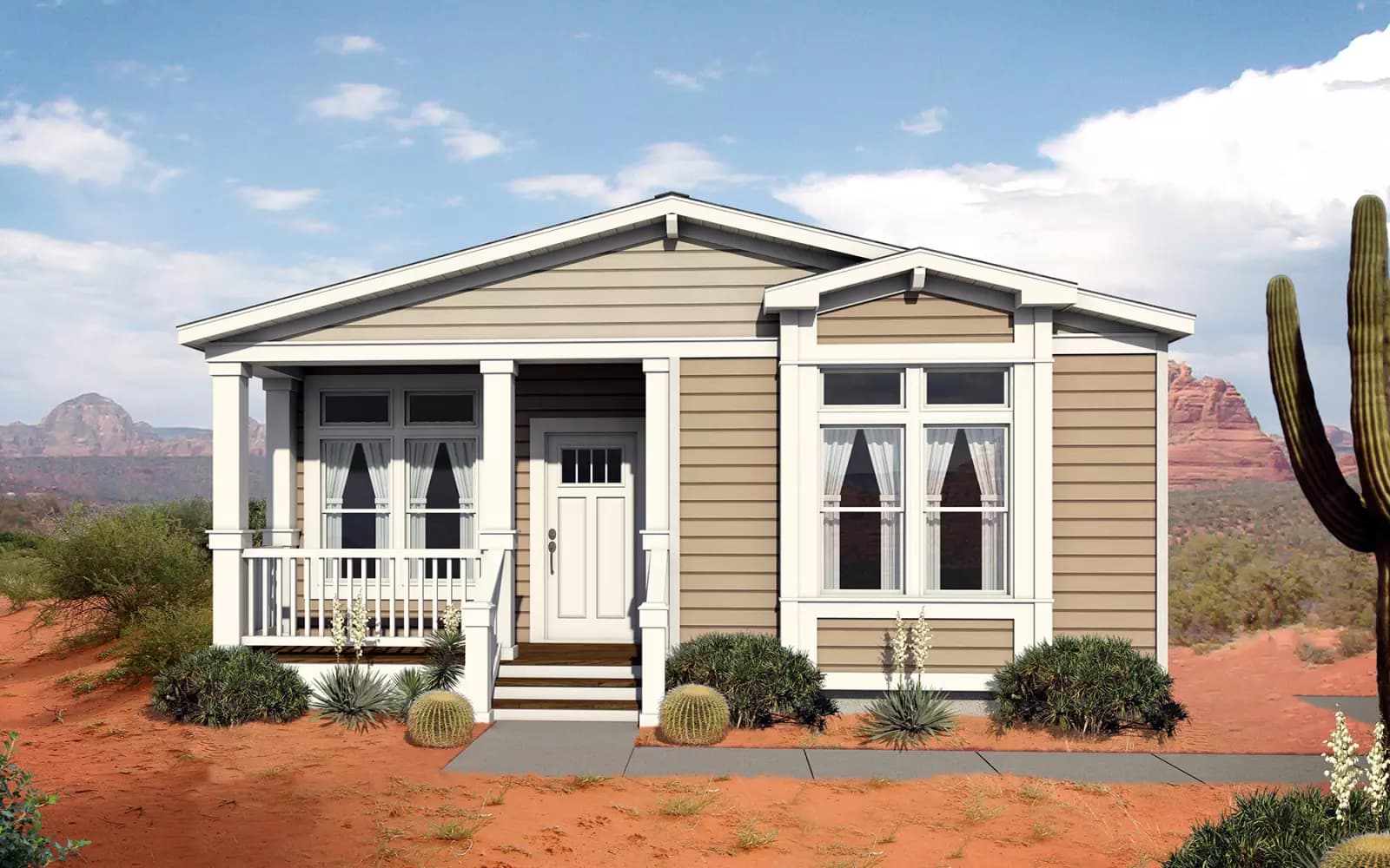 Af2858 hero, elevation, and exterior home features