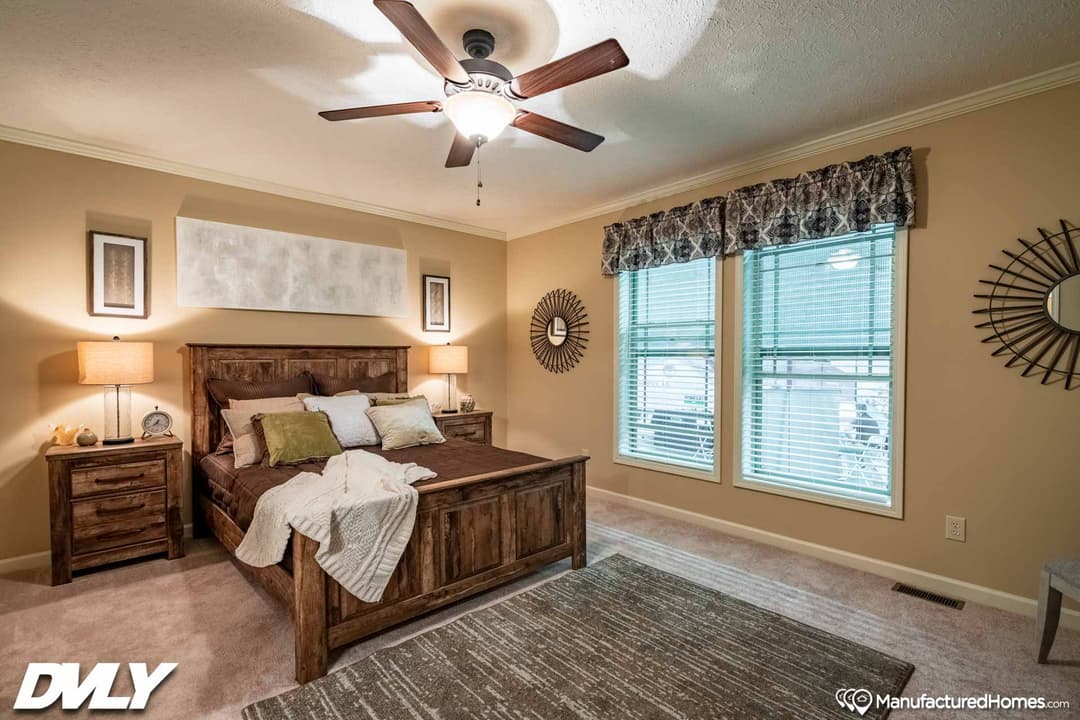 The yule bedroom home features