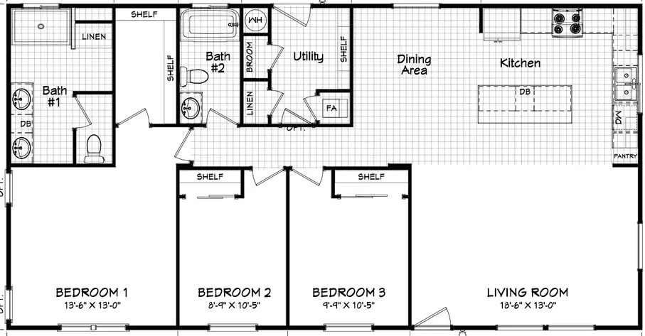 Coronado 28523b floor plan home features