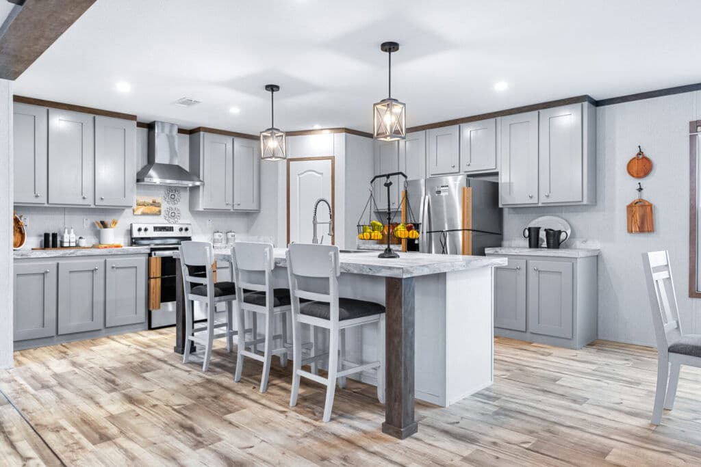 Titanium kitchen home features