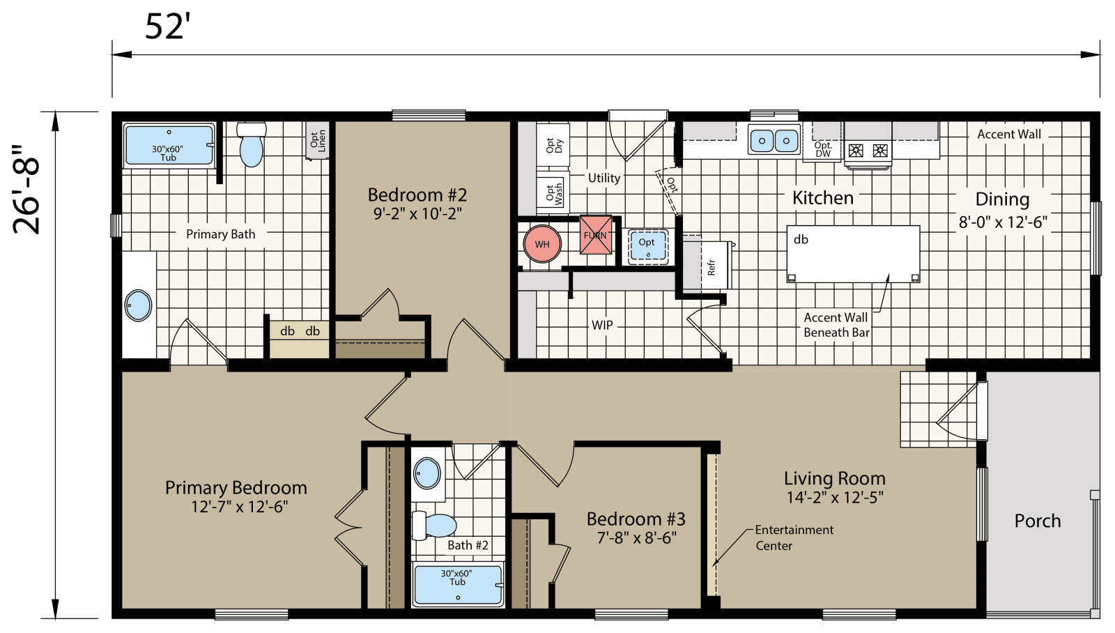 Dreamworks dw4523d floor plan home features