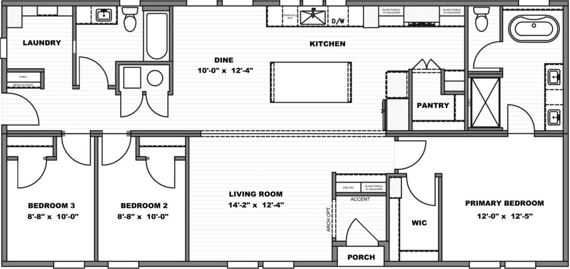 Winston floor plan home features