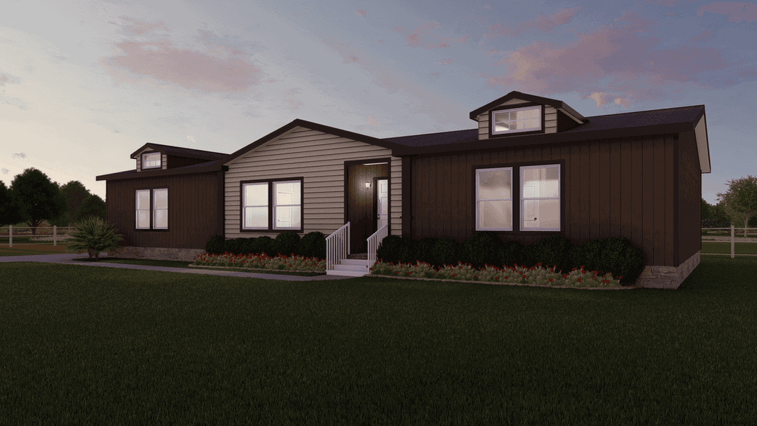 K3066a elevation and exterior home features