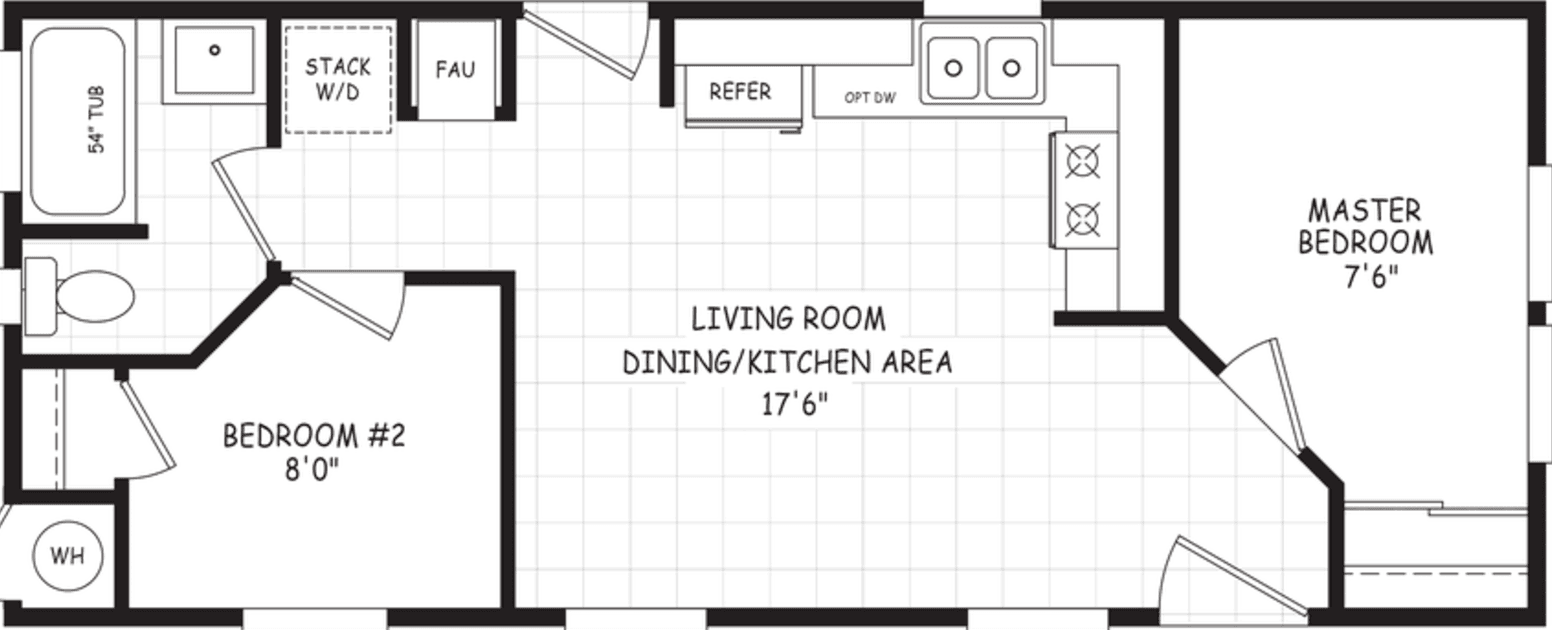 Encore 14332a floor plan home features