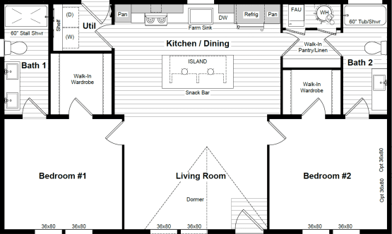 Kansas floor plan home features