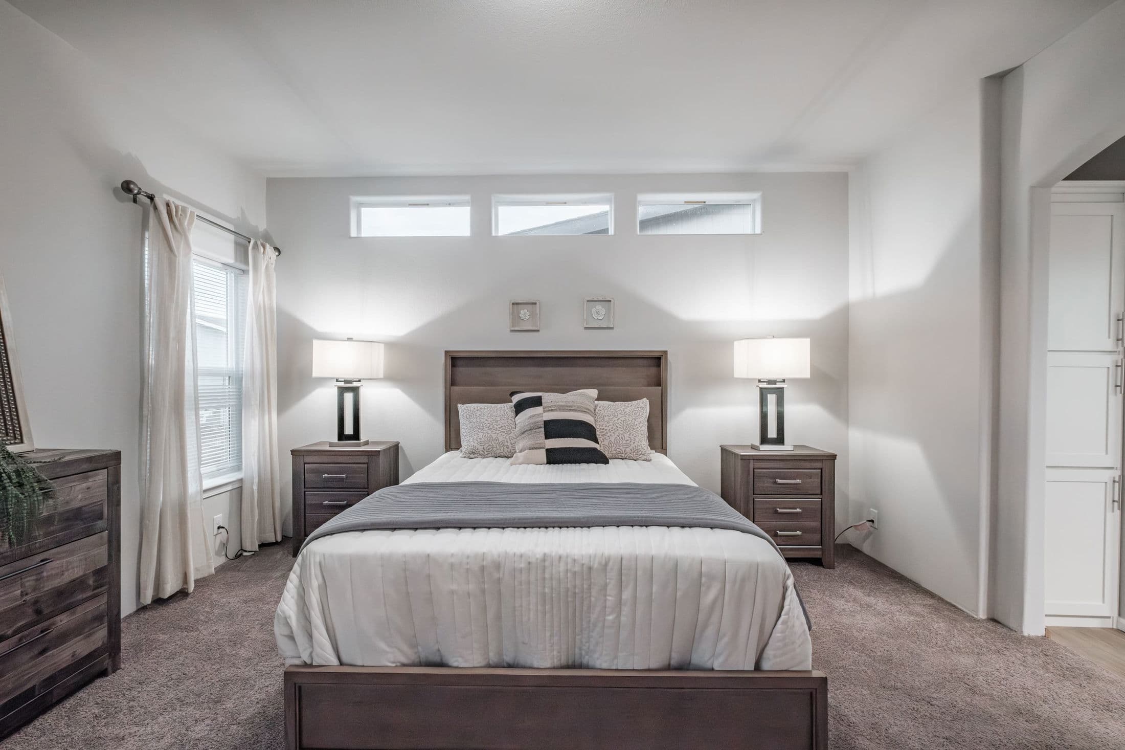 Diamond peak bedroom home features