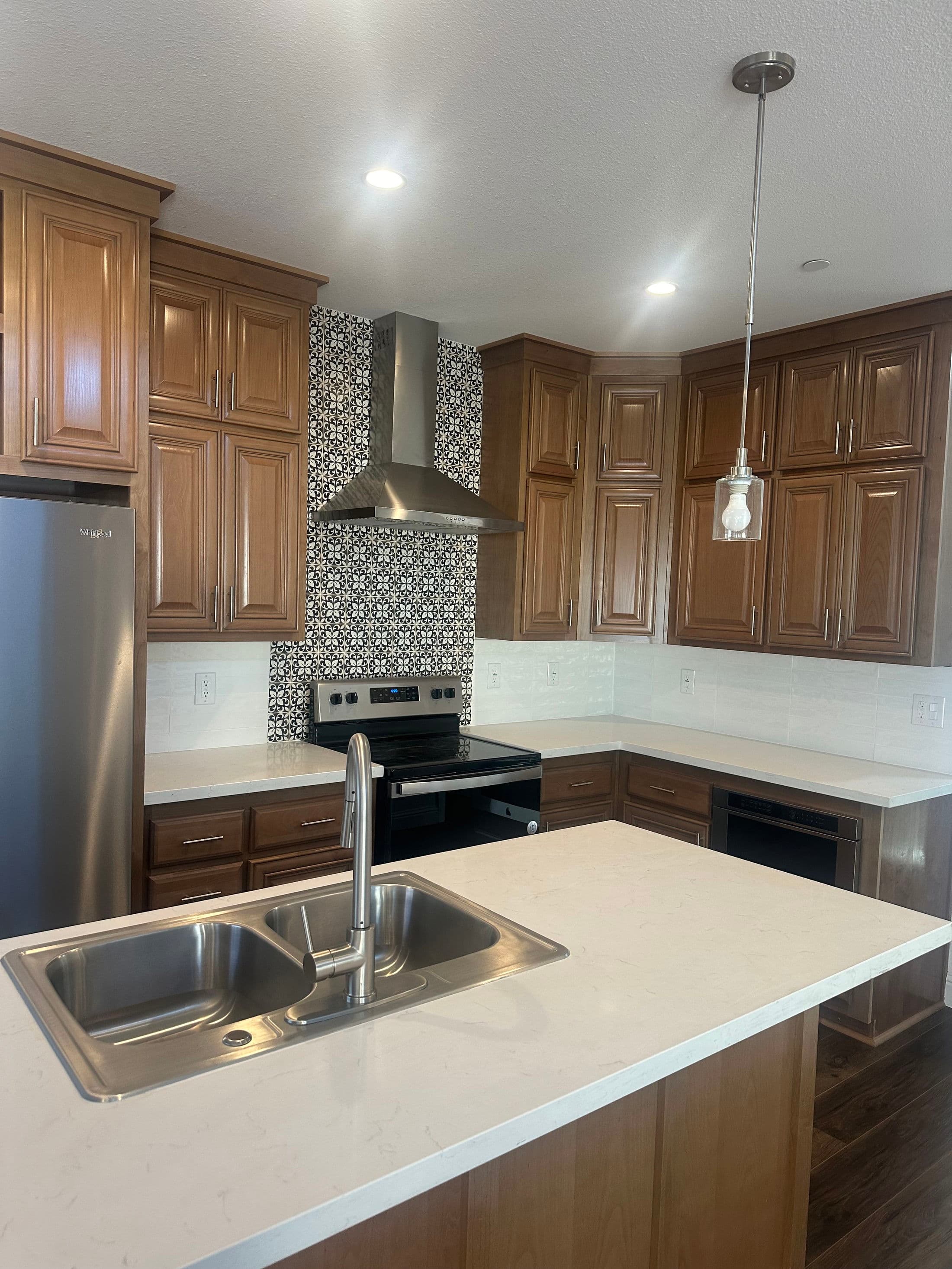 The danville kitchen home features