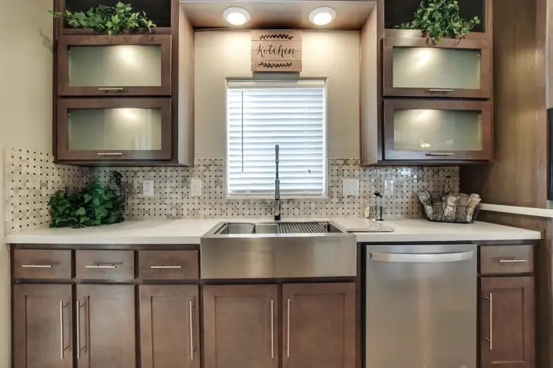 Pecan kitchen home features