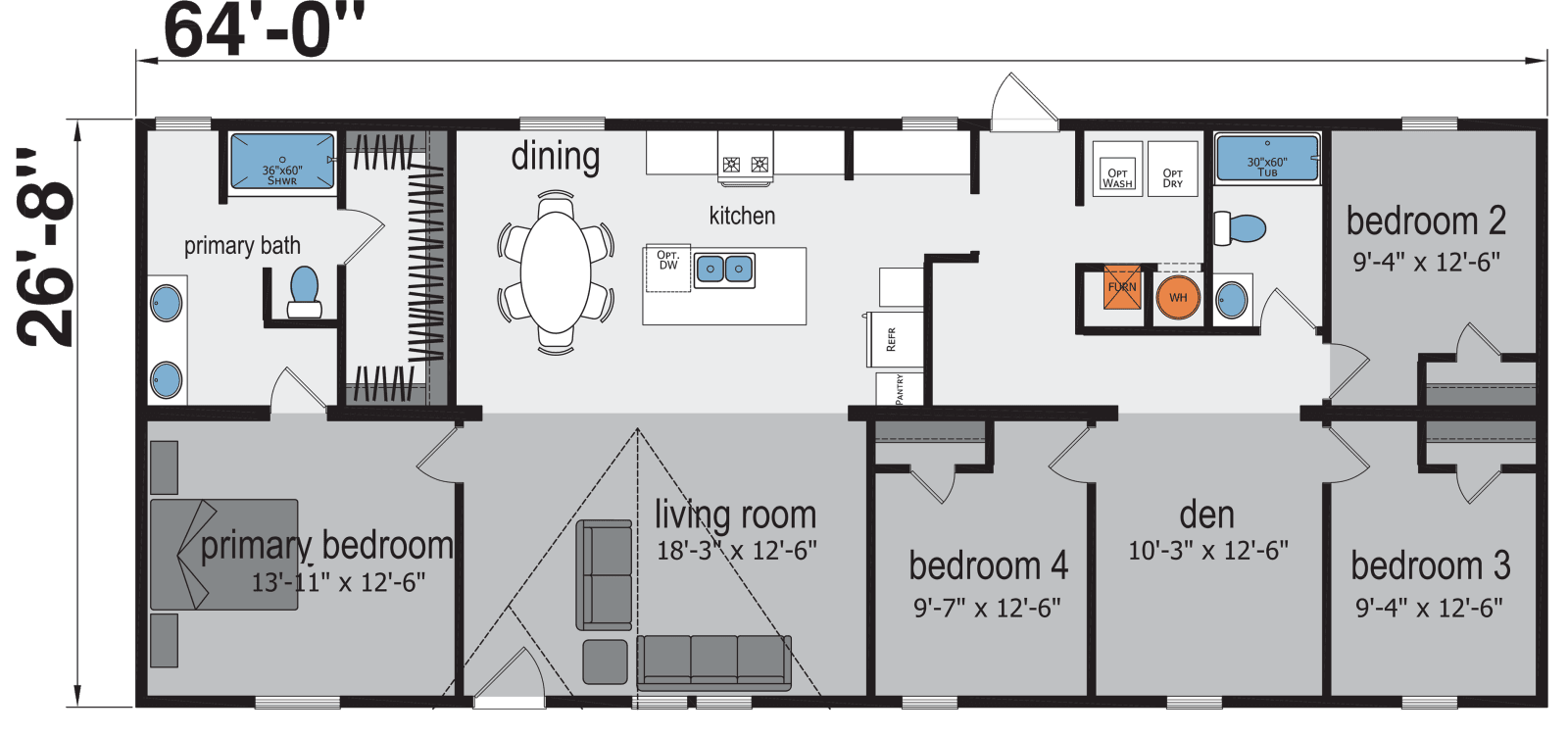 Foundation limited 2864h42lm64 floor plan and hero home features