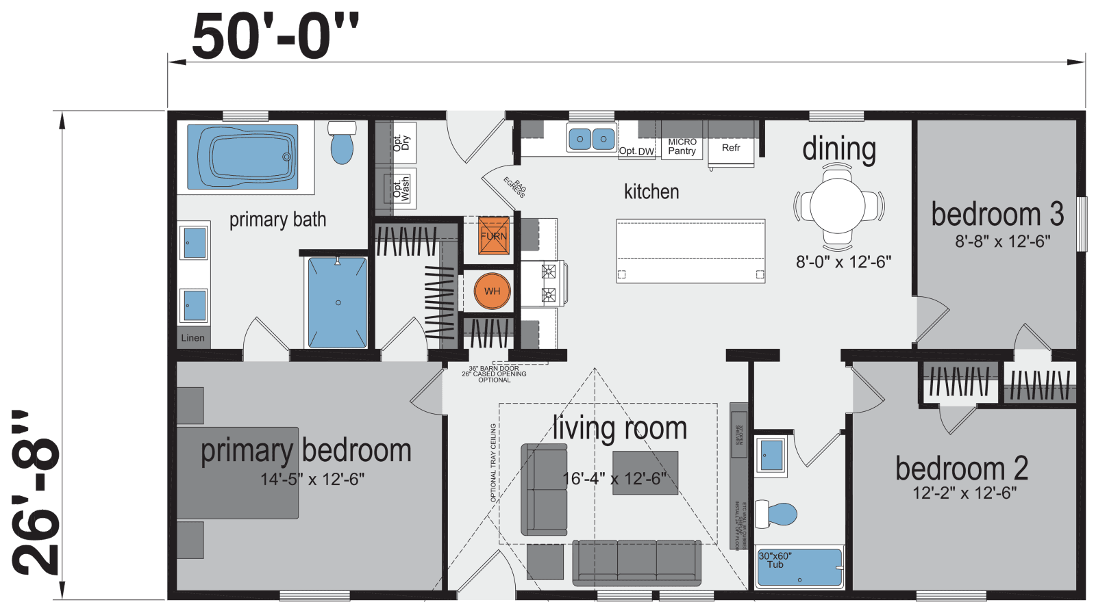 Valencia floor plan and hero home features