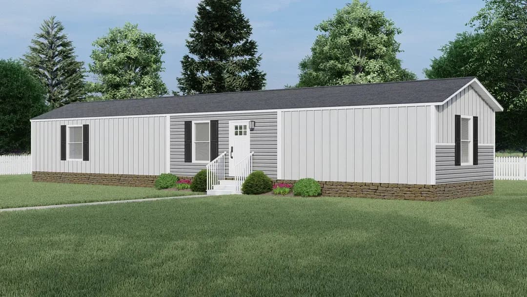Clark elevation and exterior home features
