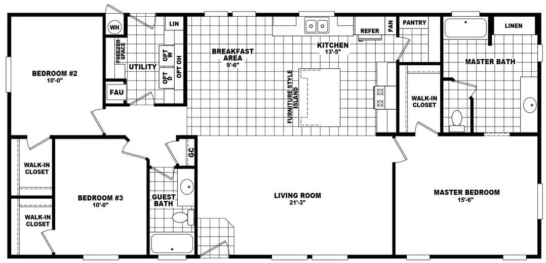 Mountain ridge 28583a floor plan home features