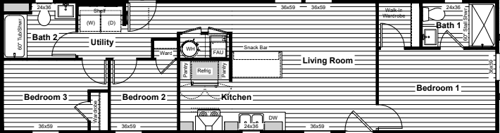 Livin' on a prayer floor plan home features