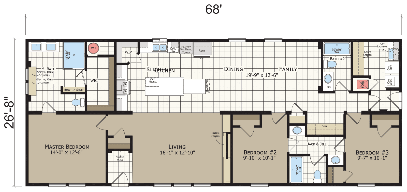 Catena ct4683b floor plan home features