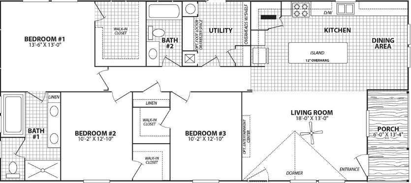 Cavco texas verde ranch floor plan home features