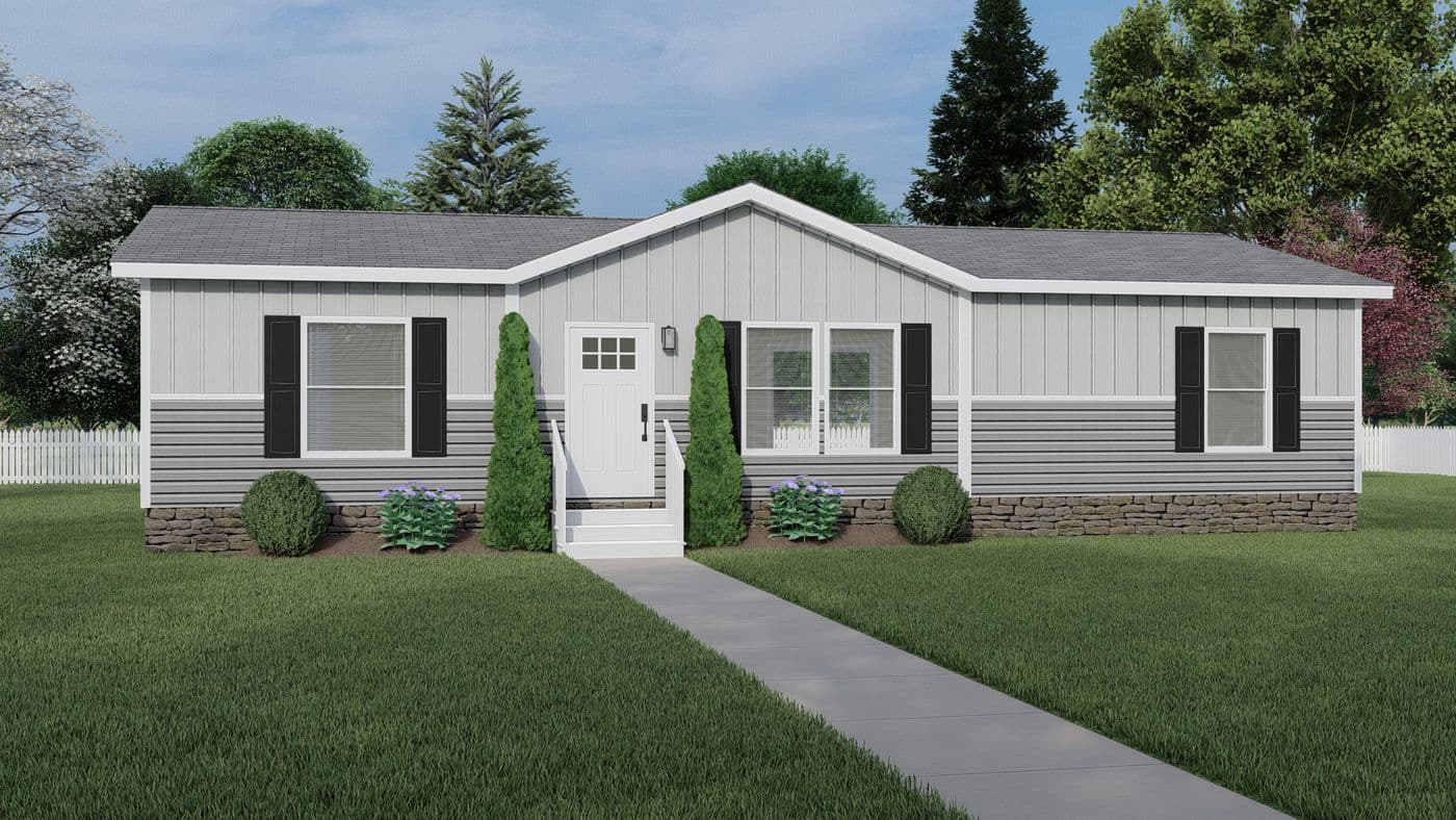 Desoto hero, elevation, and exterior home features