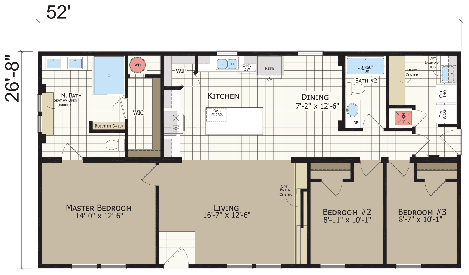 Catena ct4523b floor plan home features