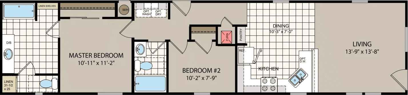 Cm-6622l floor plan home features