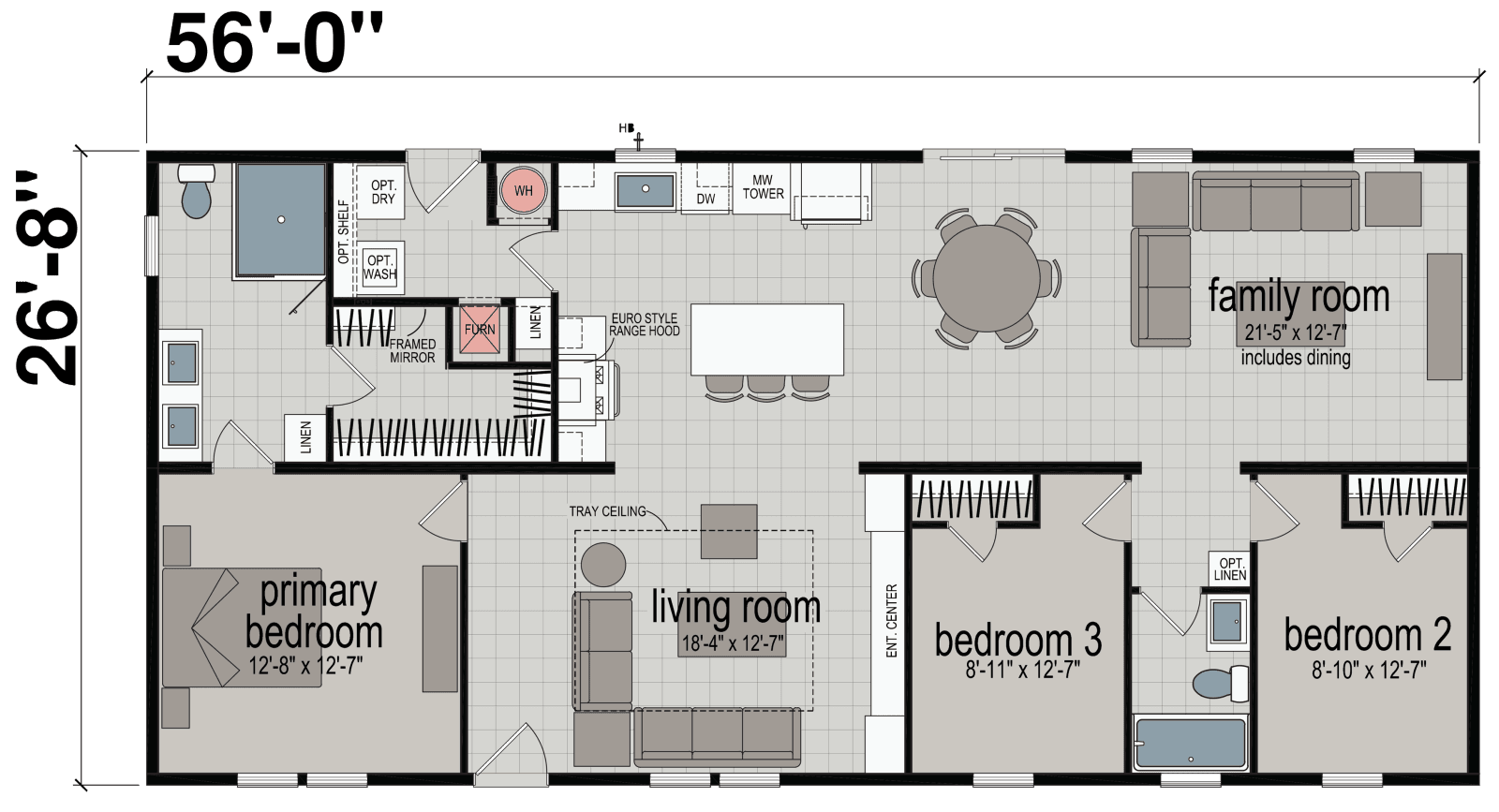 Insight floor plan home features