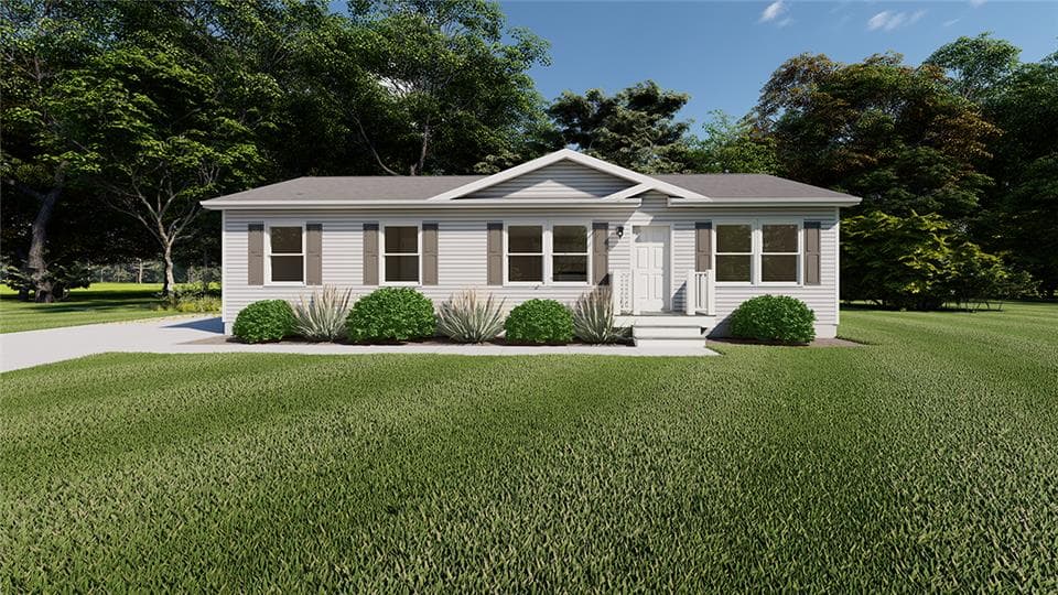 Evolution series wilson model 2848 hero, elevation, and exterior home features