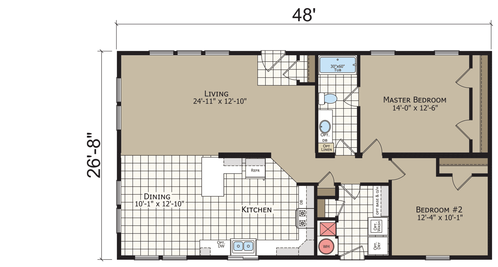 Crystal bay estates cb4482c floor plan home features