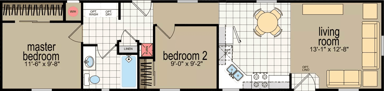 Cm-2562l floor plan home features