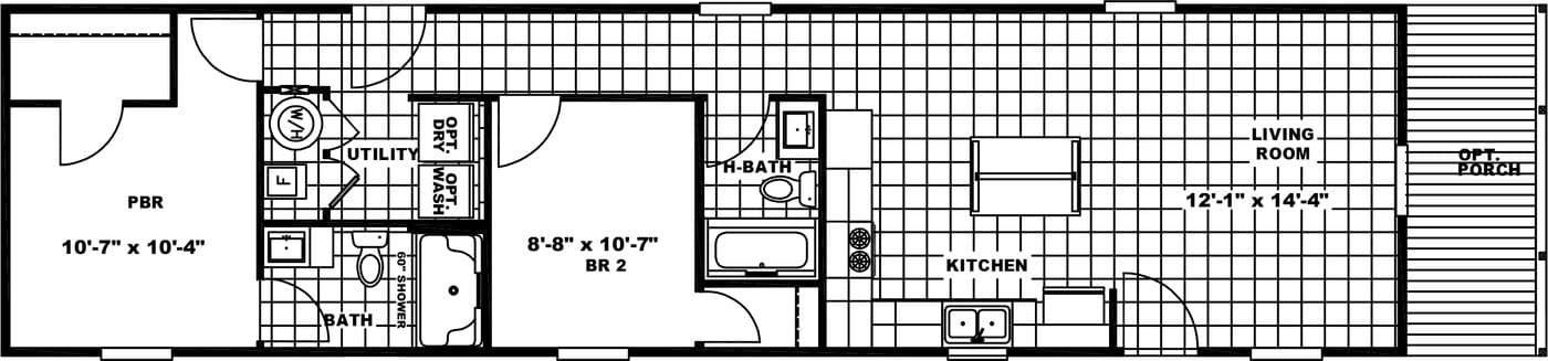Clydesdale floor plan home features