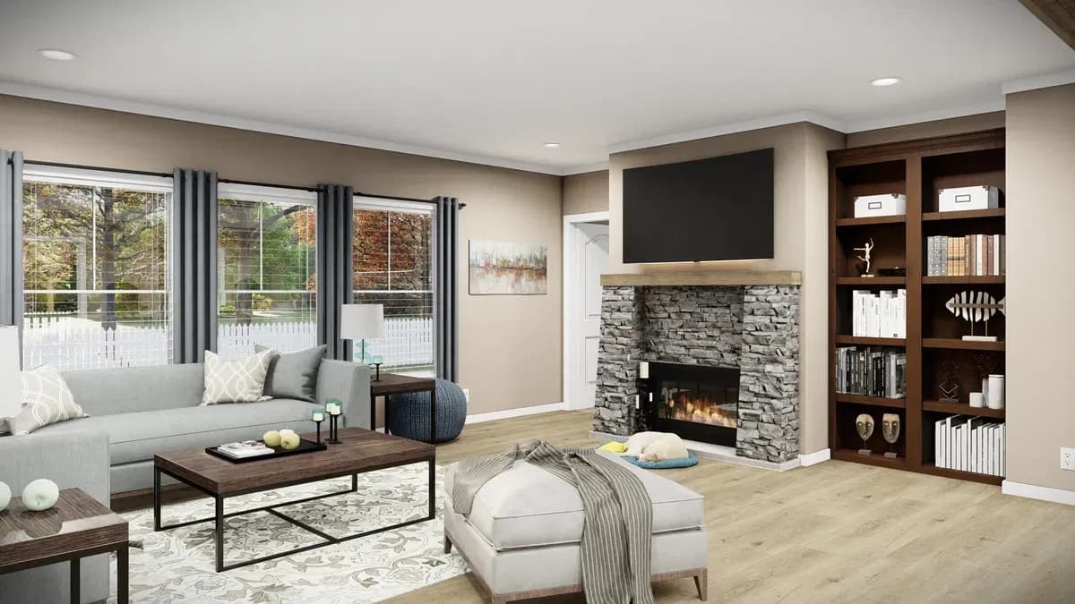 The bryant interior home features