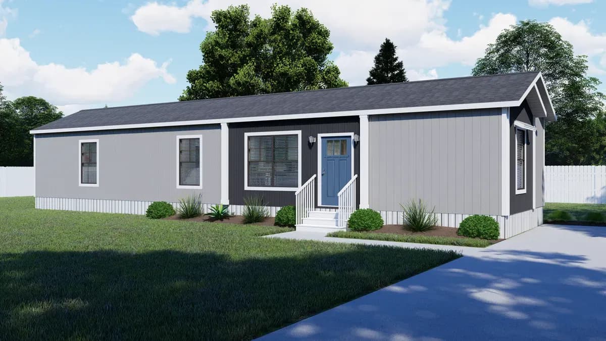 Trinity 60 elevation and exterior home features