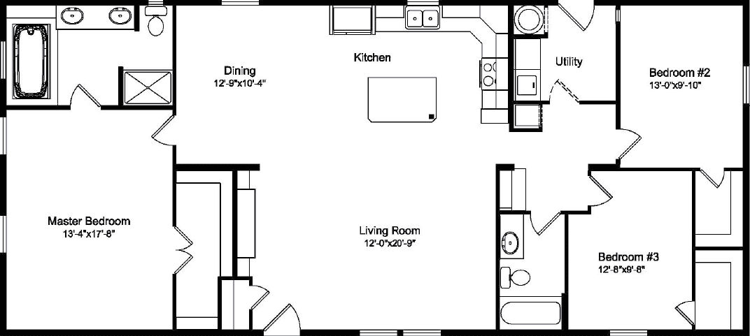 American dream iii 28603c floor plan home features