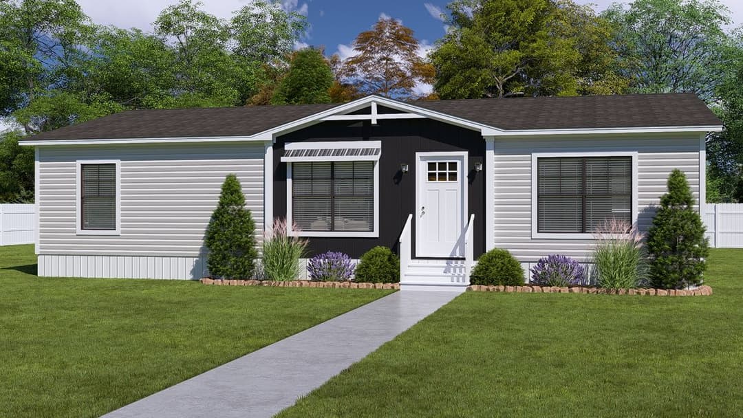 Sawyer elite elevation and exterior home features