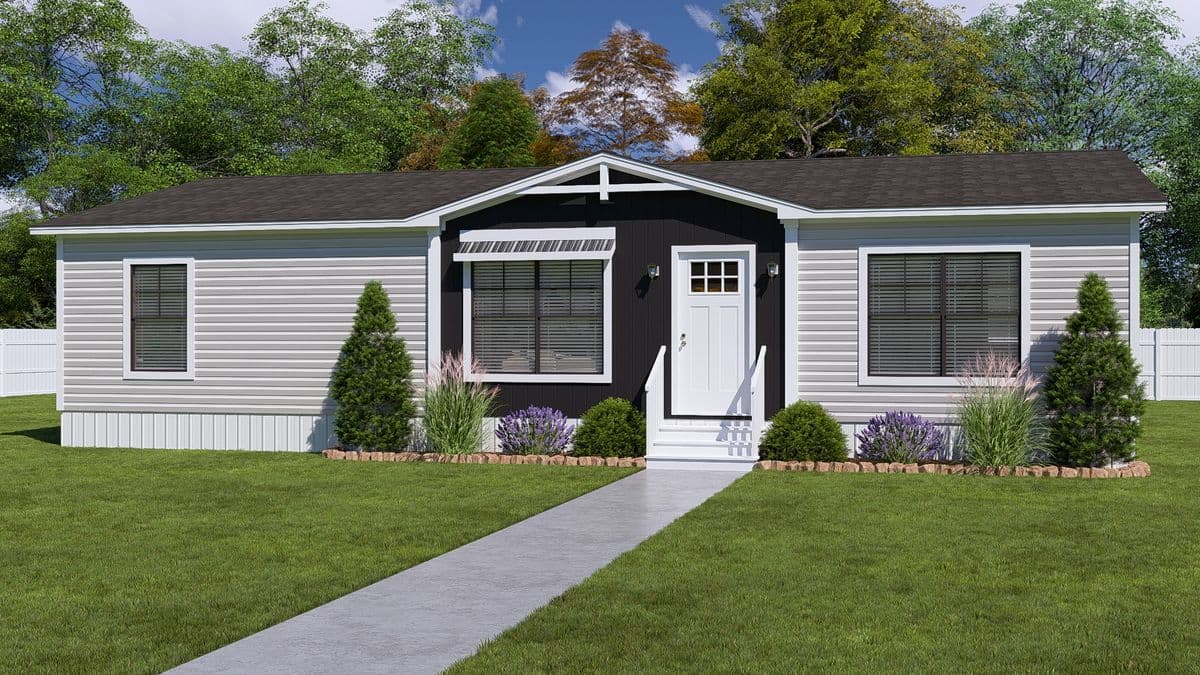 Sawyer elite elevation and exterior home features