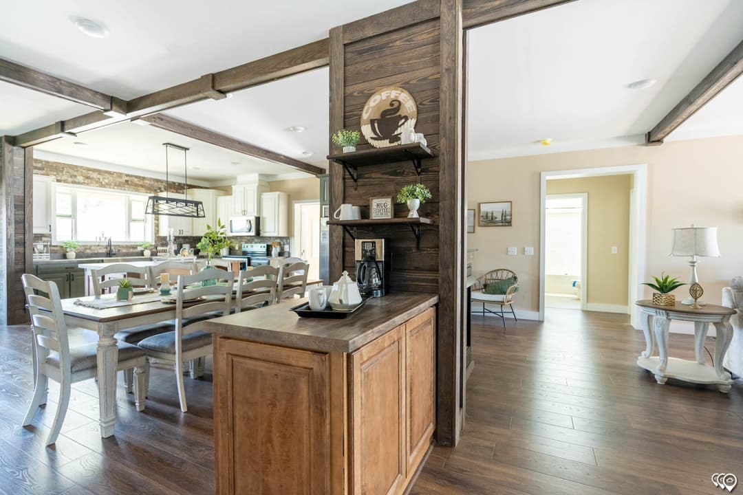 The barndominium 2 interior home features