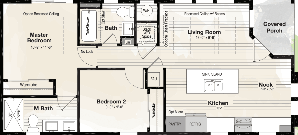 Coronado 2042b floor plan home features