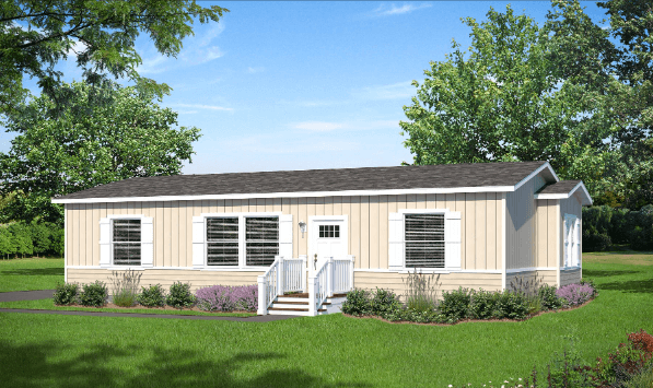 Community exterior, elevation, and hero home features