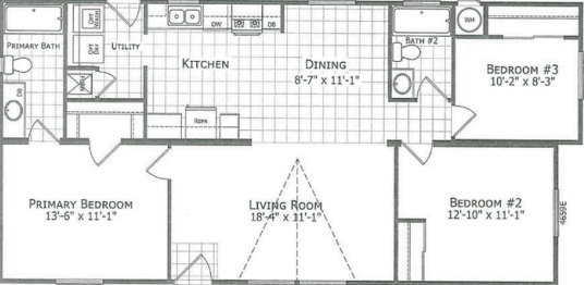 Cm-3483s floor plan home features