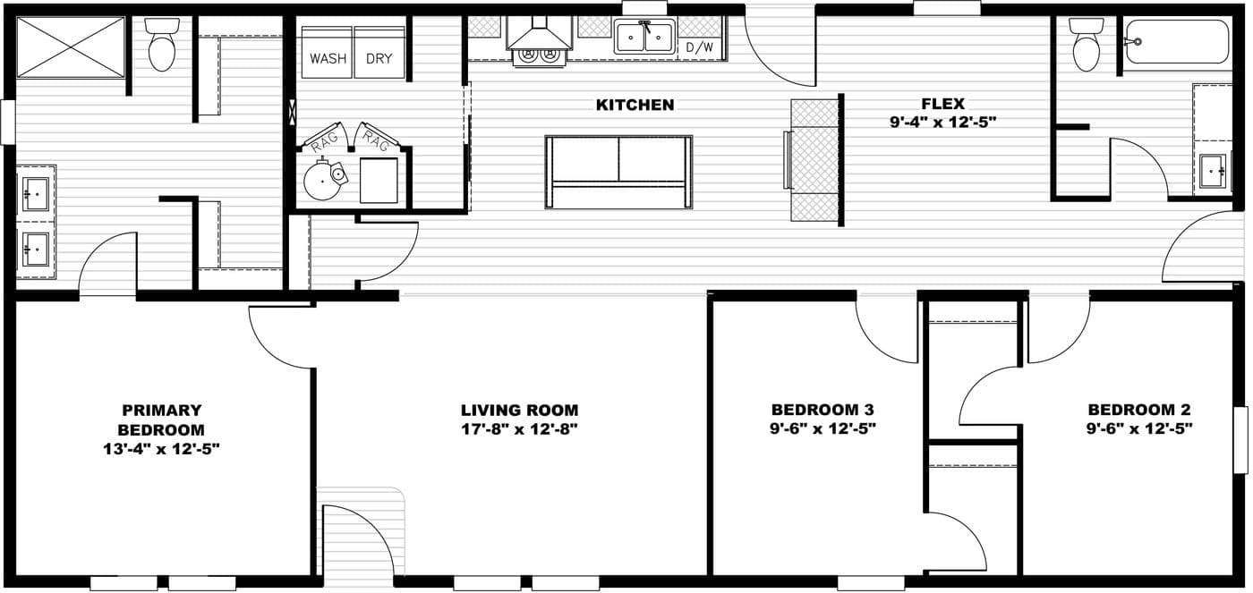 Let it be floor plan home features