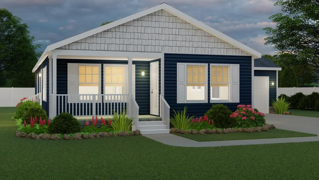Center st elevation and exterior home features