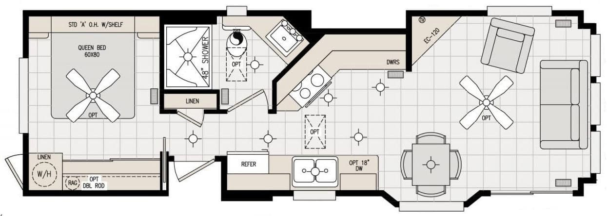 Sedona-120sn11351j floor plan home features