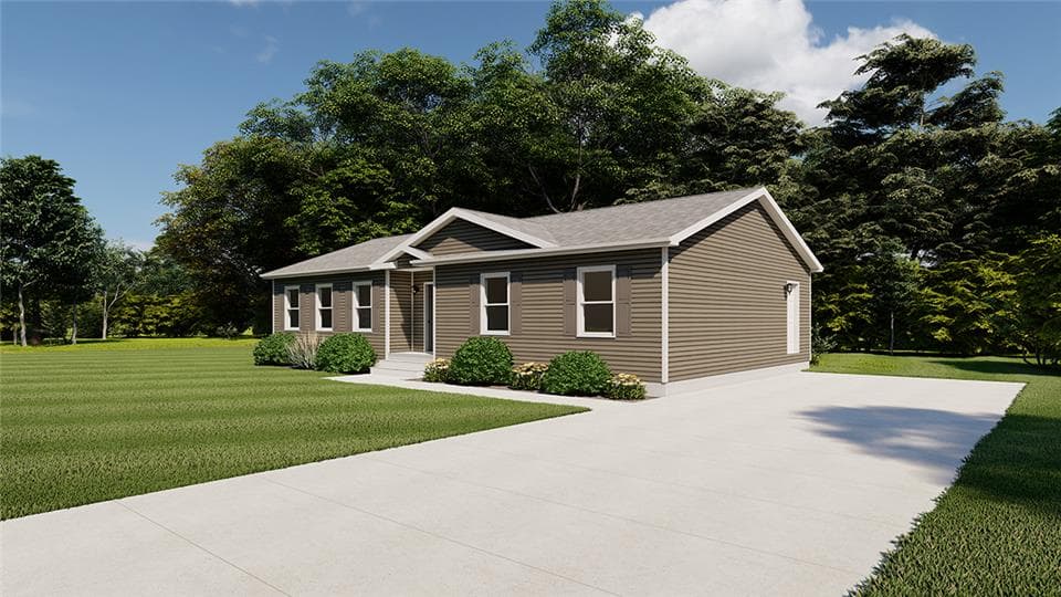 Evolution series adams 2854b hero, elevation, and exterior home features