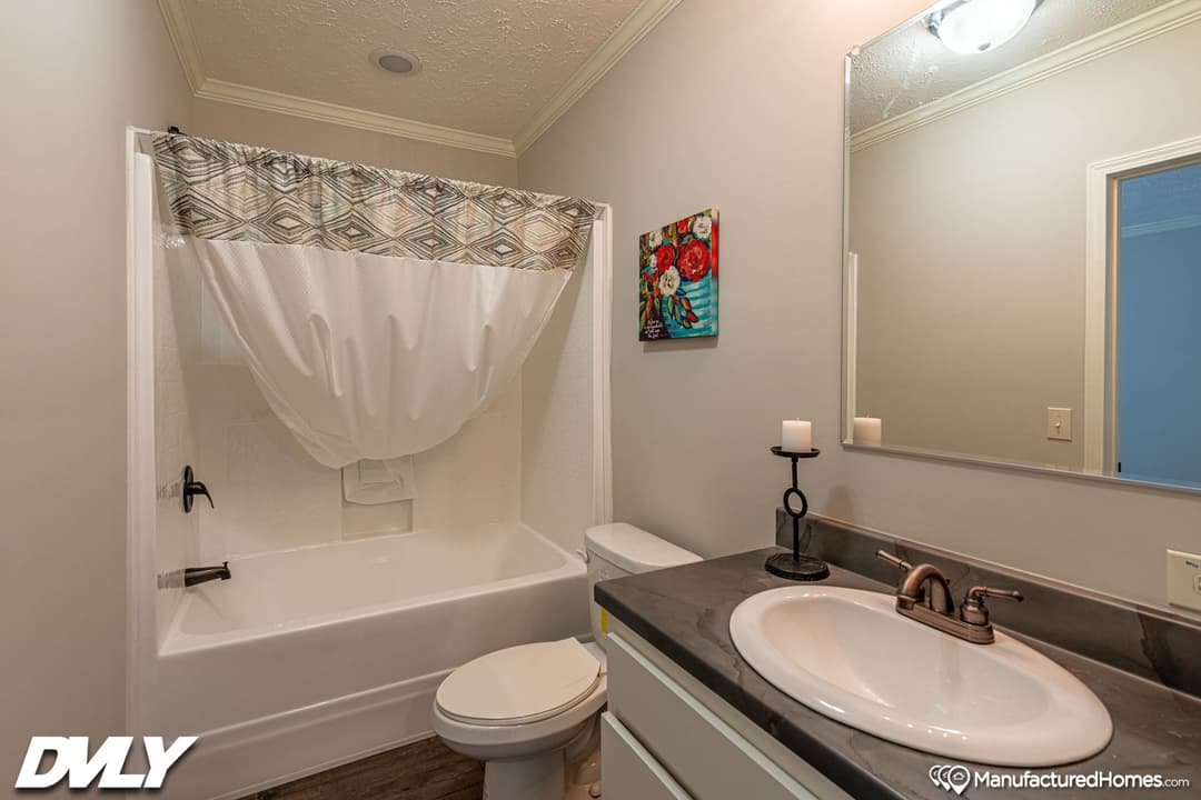 Orchard house bathroom home features