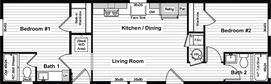 Cars floor plan home features