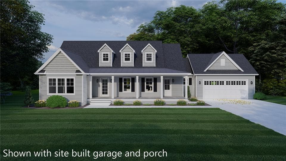 Merrimack hero, elevation, and exterior home features