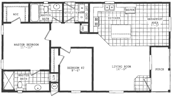 Liberty 24442a floor plan home features