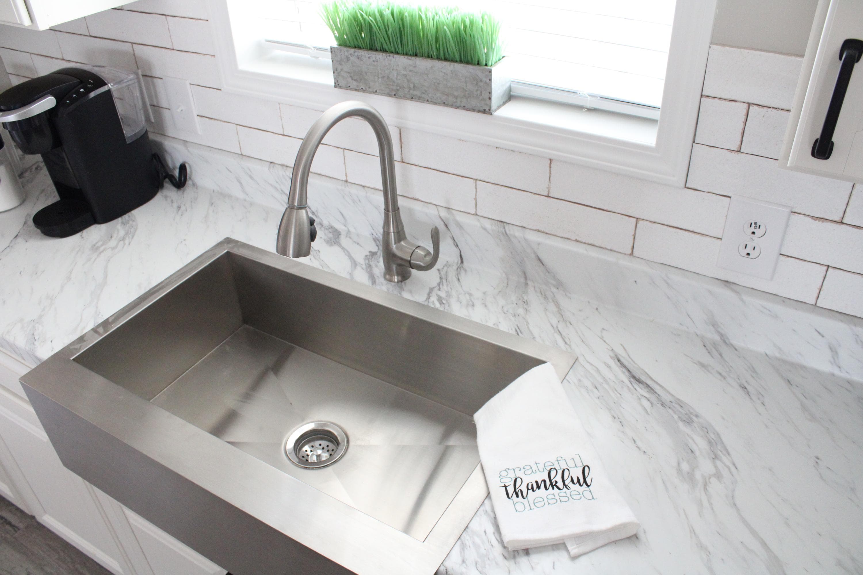 The woodside kitchen home features