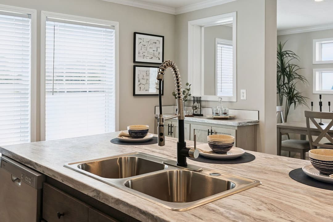 Driftwood kitchen home features